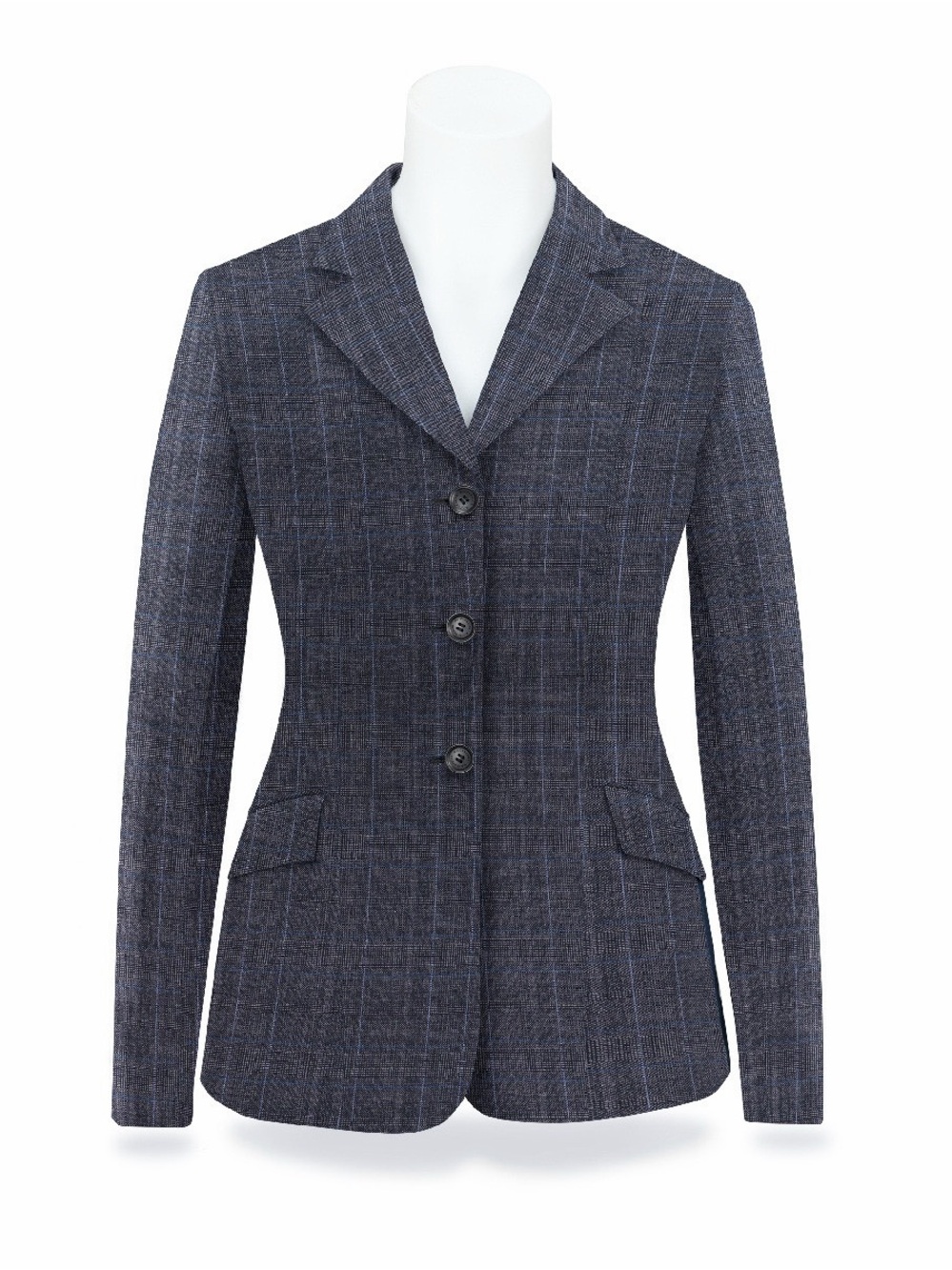 RJ Classics Orange Label Monterey Plaid Show Coat - Grey - NWT - 6R